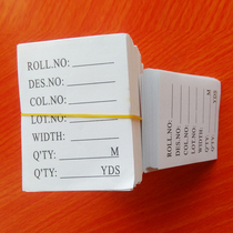 Spot supply fabric Special Color Sample card small label code sign wheat head label textile sample card adhesive hook printing