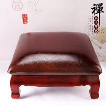 Taiwan solid wood worship mat home Square padded cushion meditation mat meditation mat kowtow Buddha mat