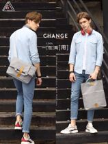 Skew Satchel Boy Tot Single Shoulder Bag Student Casual Men Satchel Satchel Backpack Handbag day Department Canvas Postbag