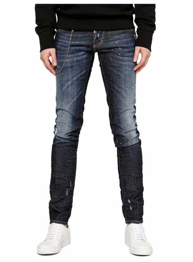 dsquared2 代购 17ss 男士 牛仔裤 74lb0119 slim_7折现价2537.14元