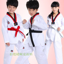 Childrens Taekwondo Clothing Yuanwu Road Road Training Clothes for Boys and Girls Cyclone Girls