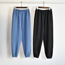 Autumn and winter thickened modern dance pants female loose mouth yoga bloomers jazz folk dance Mongolian dance practice pants