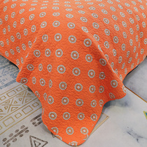 Bed cover summer cotton twill double-sided 2021 four seasons universal tatami plain plaid thin cotton single quilt