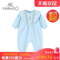 British baby jumpsuit spring and autumn female baby hipster ha clothing 2020 Autumn New YRHAJ30082A01