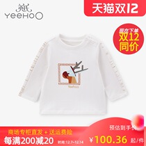 English childrens T-shirt 2020 Autumn boys sweater baby long sleeve pullover top YRTAJ30070A01