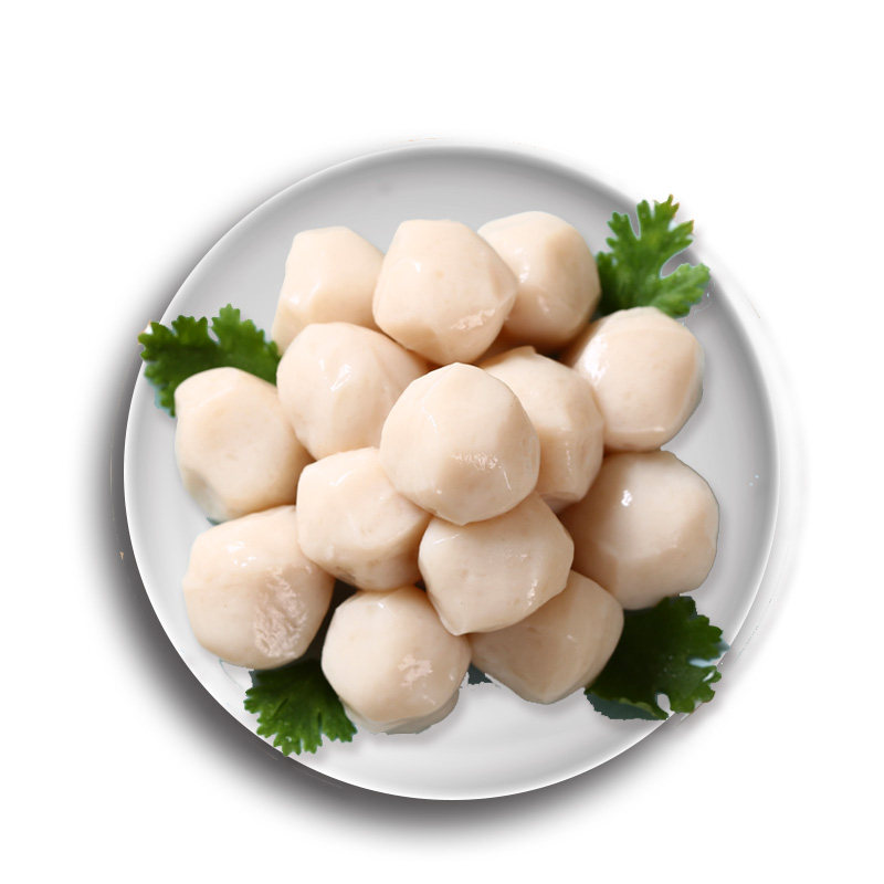 齐善素食 素墨鱼丸 魔芋素食热炒火锅配菜煮汤仿荤素肉丸子