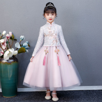 Super fairy girl Hanfu dress costume childrens clothing Tang costume Spring Autumn Autumn clothing autumn autumn winter clothing Chinese style