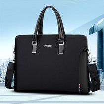 Men Handbag Oxford Cloth Cross Business Casual Mens Bag Single Shoulder Inclined Satchel Bag Hands Carrying Briefcase Bag