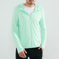 UPF50 2021 reflective ice silk quick-drying sunscreen clothing mens summer thin breathable sunscreen clothing UV-resistant skin clothing