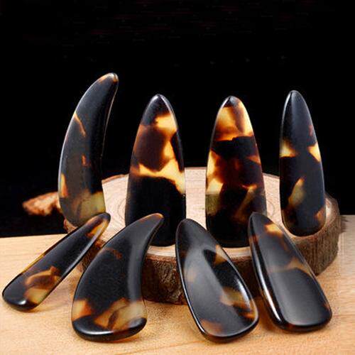 文甲玳瑁古筝指甲天然生料成人专业凹槽初学