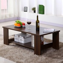 Household sofa table Coffee table Simple space-saving black tea drinking storage office table bedroom TV