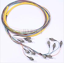 Chuanzheng Optoelectronics 12-core FC beam pigtail 12-core beam pigtail ODF box special 12-core FC pigtail 1 5M