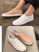 Giant Fold SW Special Cupboard Goldie Slip full leather One foot pedal pearl casual shoes soft and comfortable Canada