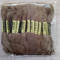 Cross stitch embroidery thread 3790 line number 10 branches each 8 M 6 strands patching line insole embroidery poke cotton thread
