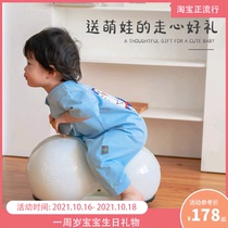One year old baby birthday gift peanut roller baby balance skating toddler children sliding toy car