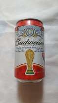 Budweiser 2006 World Cup commemorative beer cans 355ml empty cans with water pull ring (confirmed)