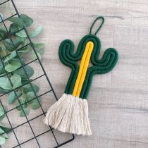 ins Wind Home childrens room pendant wool hand-woven color cactus hanging wall hanging decoration photography props