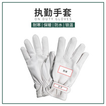 Performing white gloves stand guard white gloves in winter plus-dust sentinel spandex elastic gloves protective command parade white gloves