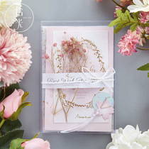 Letter paper envelope set Original hand letter gift box set Love air space fantasy series creative greeting card love letter paper