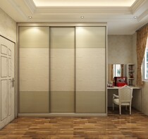 Custom wood sliding door Whole wardrobe Blister sliding door Paint door Sliding door UV board German EGGER plate wardrobe