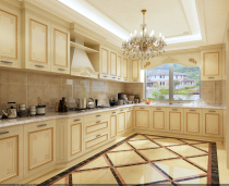 Solid wood door panel Old antique European-style silver and gold Closed paint Open paint Gold silk teak White oak Maple