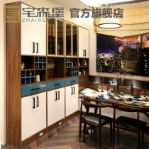 Paint door bookcase custom made Environmental protection splint combination bookshelf Study locker bookcase Glass door cabinet