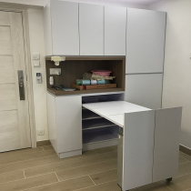 Germany Suochi invisible folding table Console customized custom invisible table Manual dining table Multi-function pull-out table