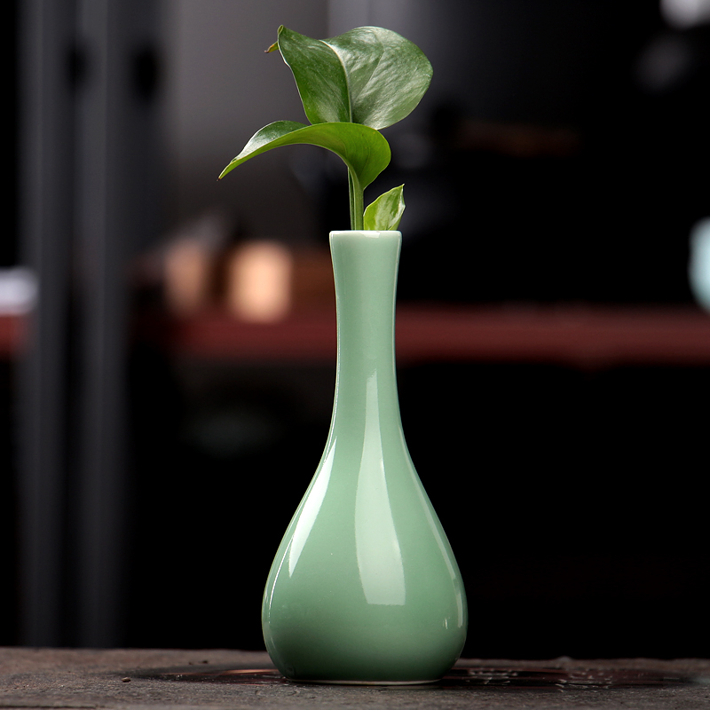 The Vases, ceramic Vases, furnishing articles flower arranging creative contracted sitting room flower implement hydroponic flower porcelain ceramic bottle furnishing articles