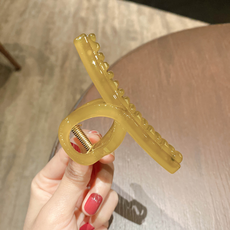韩国进口GRAIN de BEAUTE醋酸发夹抓夹女夏季高级感优雅气质中号