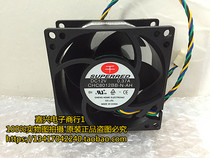 Original Benny 8038 12V 0 37A 8CM 4-wire pwm temperature chassis fan CHC8012BB-N-AH