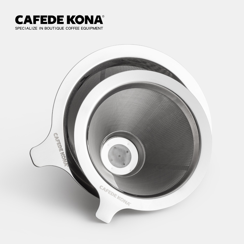 cafede kona coffee filter manual coffee filter drip type pot filter  paper filter cup