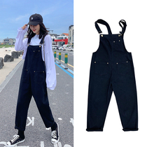 Net red strap pants womens 2021 explosive large size womens pants Yafeng back belt pants age slim slim slim fit versatile tide