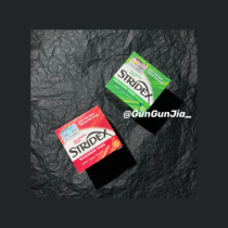 ROLLING HOME AMERICAN STRIDEX SALICYLIC ACID COTTON SHEET GREEN RED TO CLOSE THE MOUTH AND ACNE IMPRINT PORES