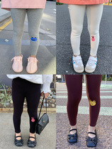 Girl leggings Spring and Autumn Thin 2021 New wear childrens leggings female baby cartoon cotton pants