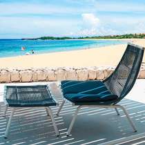 Outdoor Rattan Sloth-chair Lying Chair Outdoor Balcony Patio Pool Beach BEACH RATTAN CHAIR ROCKING CHAIR FURNITURE COMBINATION