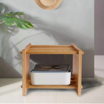 Solid wood shoe stool Nordic household shoe cabinet modern storage shoe rack can sit oak stool stool stool quality dressing stool