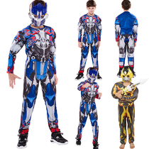 Halloween childrens show costume male Optimus Prime Bumblebee cos armor warrior suit Transformers clothes