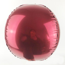 Net red 22 inch pomegranate red aluminum film Love Balloon Wine Red 4D ball wedding room wedding party decoration decoration birthday