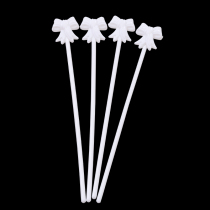 Birthday Cake Bouquet Decoration Inserted Rod 5 Inch Pentagonal Star Loving Aluminum Film Balloon Bow Tie Rod Subballoons