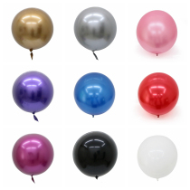 Metal Wave Balloon Balloon 18 36 Infinity Spherical Round Net Red Wave Balloon Birthday Sky Wedding Decoration