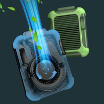 Hanging waist cooling usb small fan portable mini lazy person hanging neck rechargeable multifunctional Outdoor