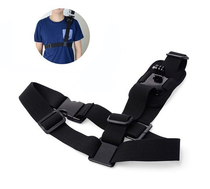 Chest front fixed inclined shoulder strap suitable for gopro shoulder strap hero5 4 3 3 small ant movement camera single shoulder strap