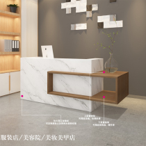 European cashier Barbershop Barbershop Simple fresh small clothing store Beauty shop Beauty salon Reception desk