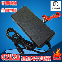 42V2A Twist Twist Car Charger Balance Single Wheel Drift Double Wheel Car Smart Charging Line 36V Accessories Power