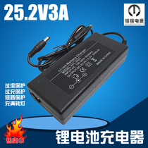25 2V3A Lithium Battery Charger 6 Strings Lithium Battery Pack Polymer Charger 21 6V22 2V24V