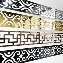 Self-adhesive acrylic wall patch hollowed-out 3d stereo living room ceiling sofa Background wall Decorative Waterproof Mirror Wall Sticker