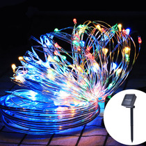 Solar Christmas Decorations Courtyard Lamp LED Colour Strings Light Outdoor Waterproof Garden Square Villa Ambience Pendant