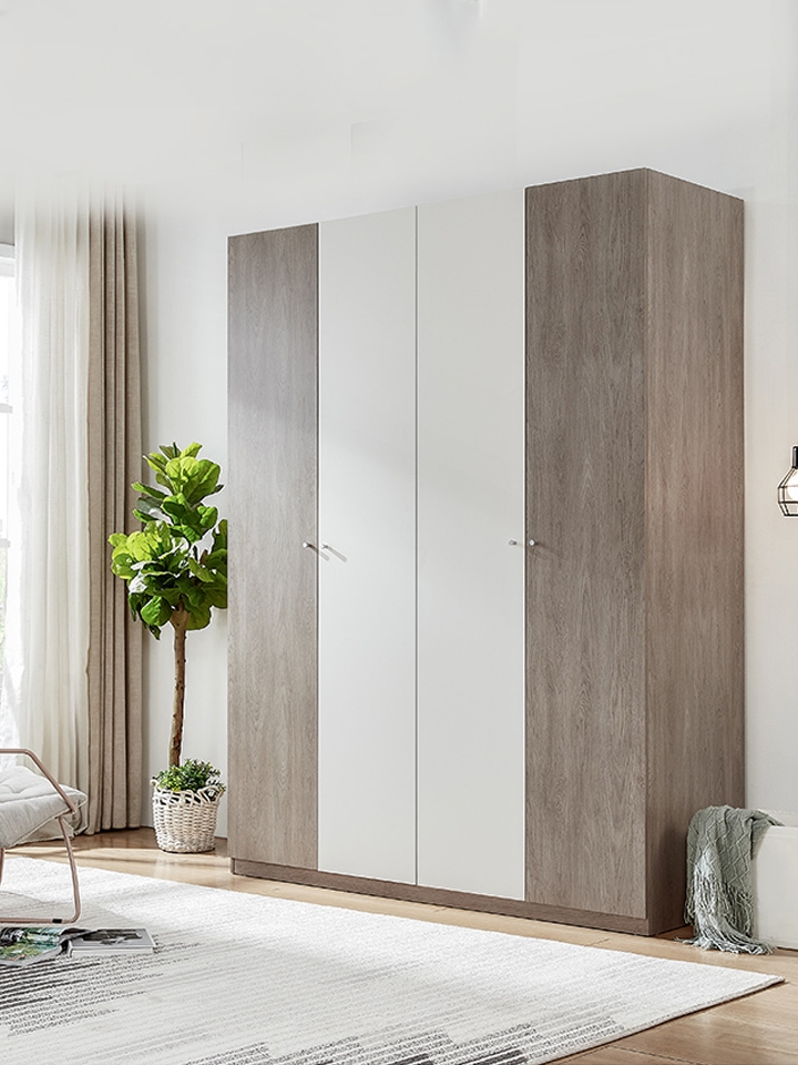 全友 北欧双色混搭大容量衣柜