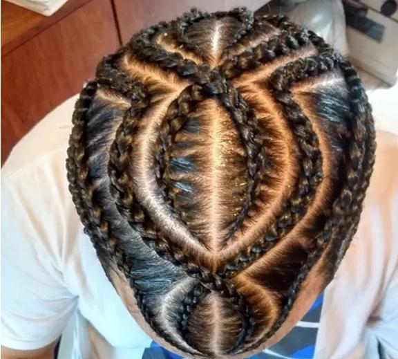 下面小编就来介绍一下近几年最流行的两种非洲辫子头扎法.