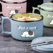 Student Dining Box School Special Cutlery Rice Basin Canteen For Dinner Special Bowl Elementary School Kids Lunch Box Boy Adult Rice Basin